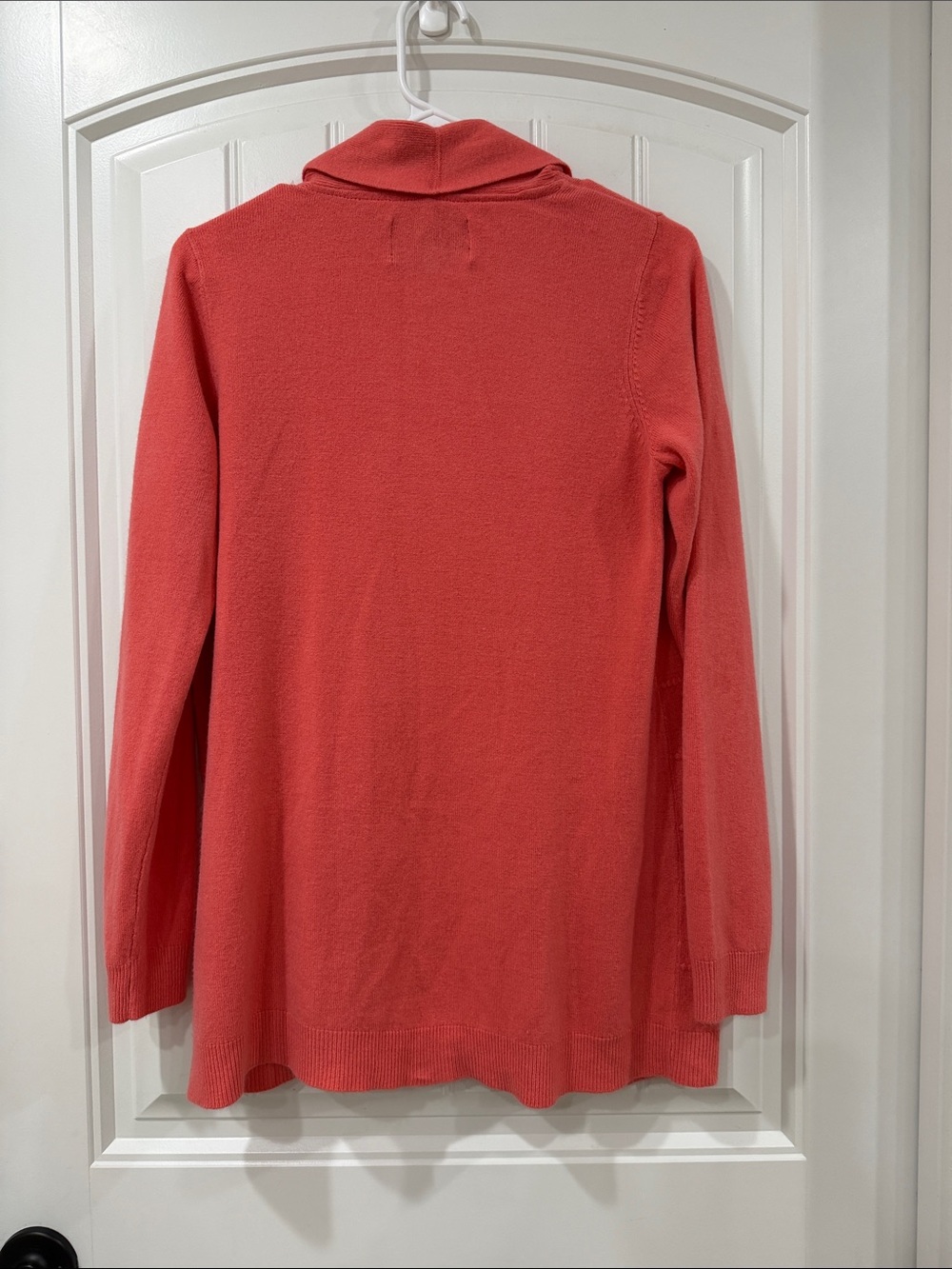 EUC Open-Front Coral Cardigan Sweater Maine New England - Picture 5 of 5
